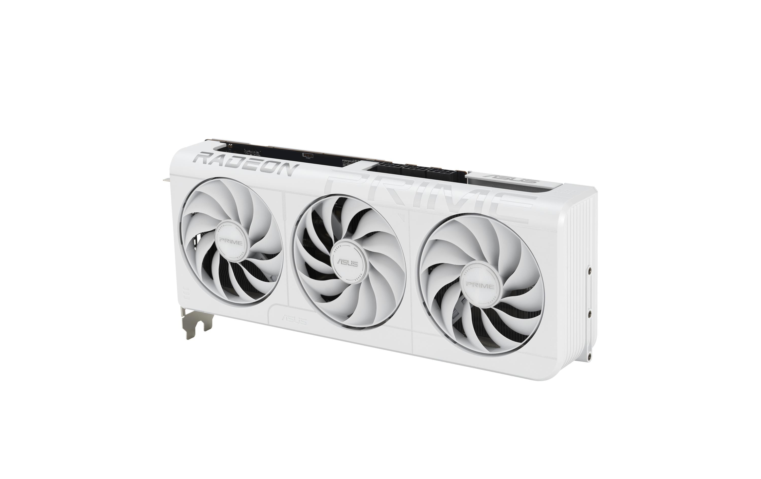 ASUS Grafikkarte Prime Radeon RX 9070 XT OC Edition 16GB Weiss