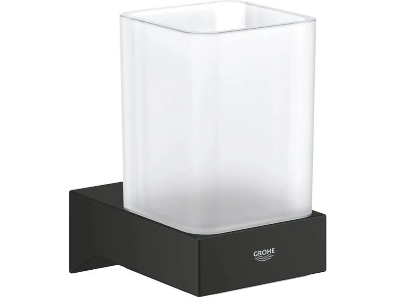 GROHE Selection Cube Zubehörhalter Wandmontage Metall Mattschwarz