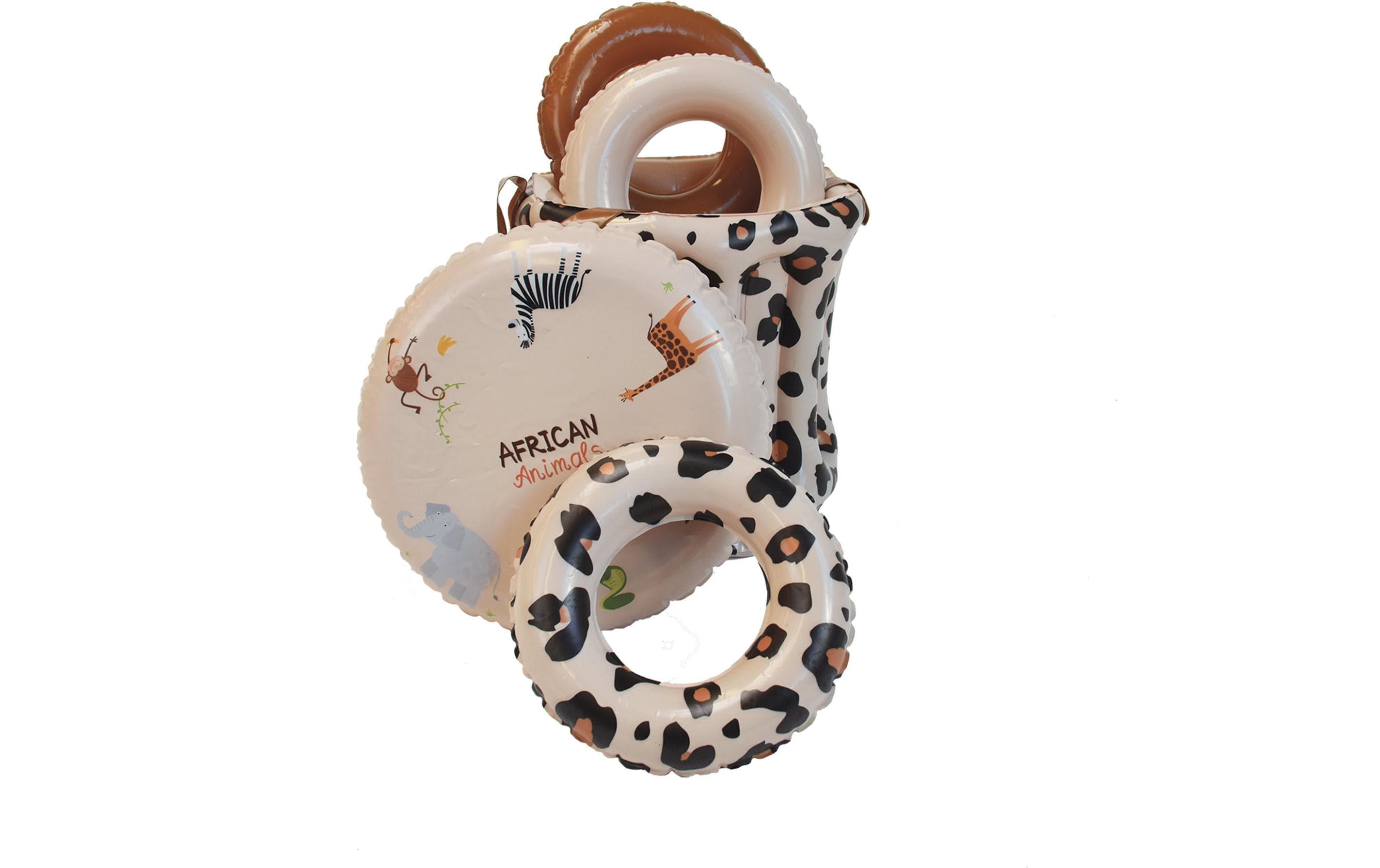 Swim Essentials Planschbecken Beige Leopard Ø 210 cm