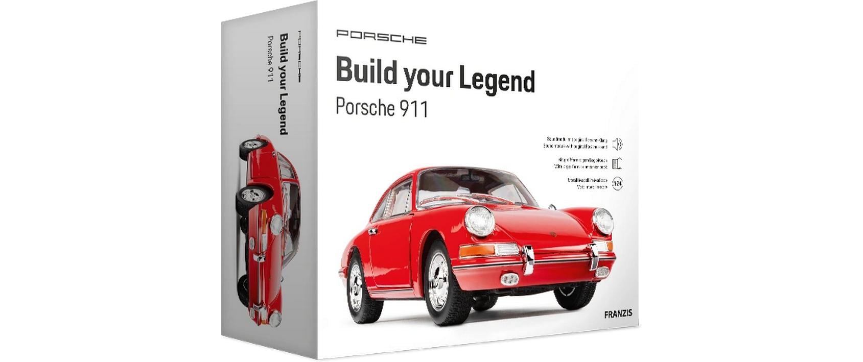 Franzis Bausatz Porsche 911 Rot 1:24