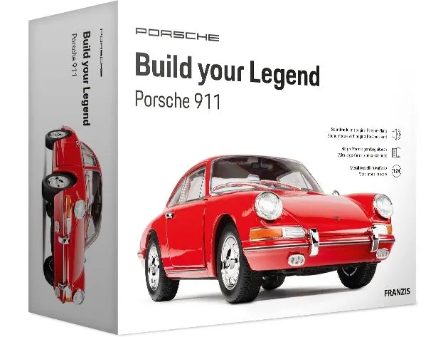 Franzis Bausatz Porsche 911 Rot 1:24