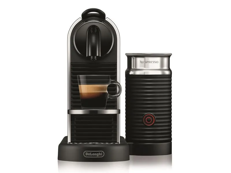 De'Longhi Kaffeemaschine Nespresso CitiZ Platinum&Milk EN330.M Silber De'Longhi Kaffeemaschine Nespresso CitiZ Platinum&Milk EN330.M Silber