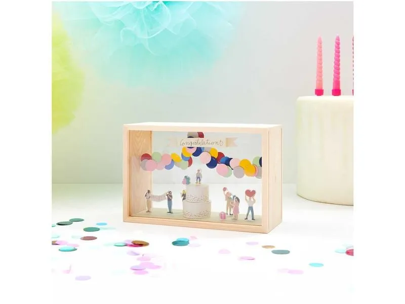 Rico Design Holzartikel Objektkasten 20 x 13 x 8 cm