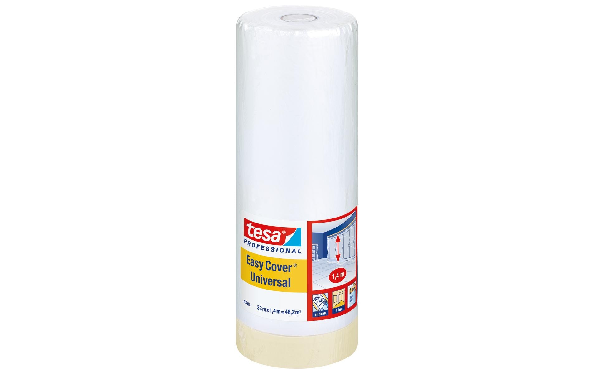 tesa Abdeckfolie Professional 4368 Easy Cover Universal Folie