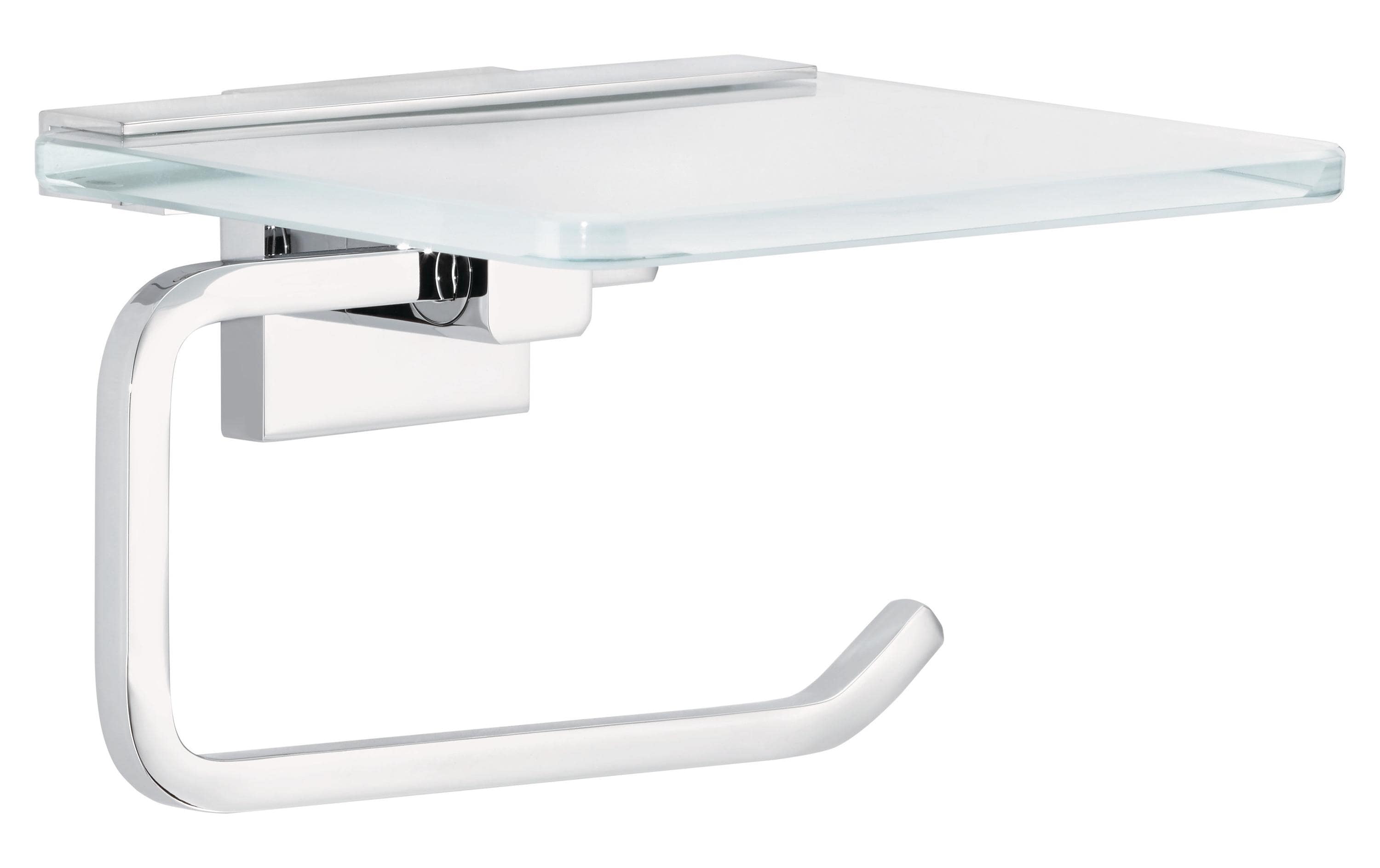 tesa Toilettenpapierhalter Deluxxe, Silber