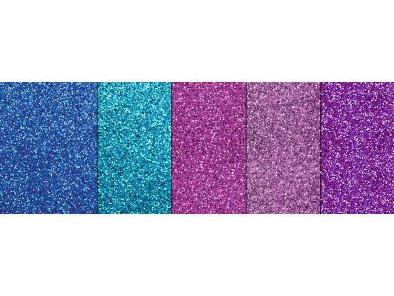 URSUS Glitzerkarton Glamour A4, 330 g/m², 5 Blatt, Mehrfarbig URSUS Glitzerkarton Glamour A4, 330 g/m², 5 Blatt, Mehrfarbig