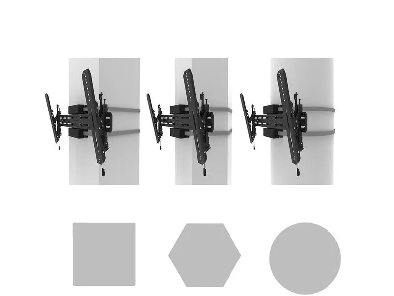 NEOMOUNTS Säulenhalterung WL35S-910BL16 Schwarz NEOMOUNTS Säulenhalterung WL35S-910BL16 Schwarz