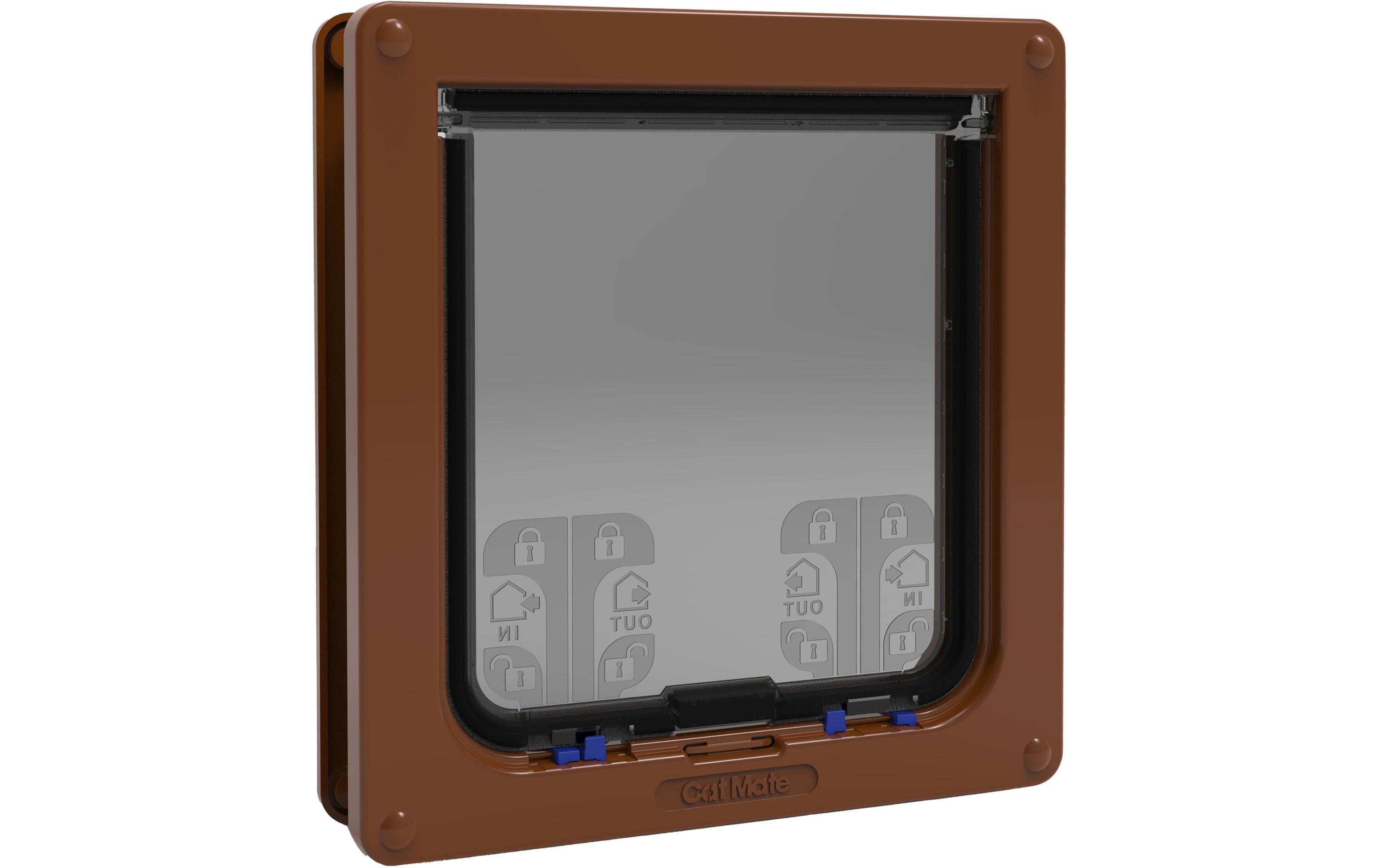 Cat Mate Freilauftür 4-Wege XL Braun Cat Mate Freilauftür 4-Wege XL Braun