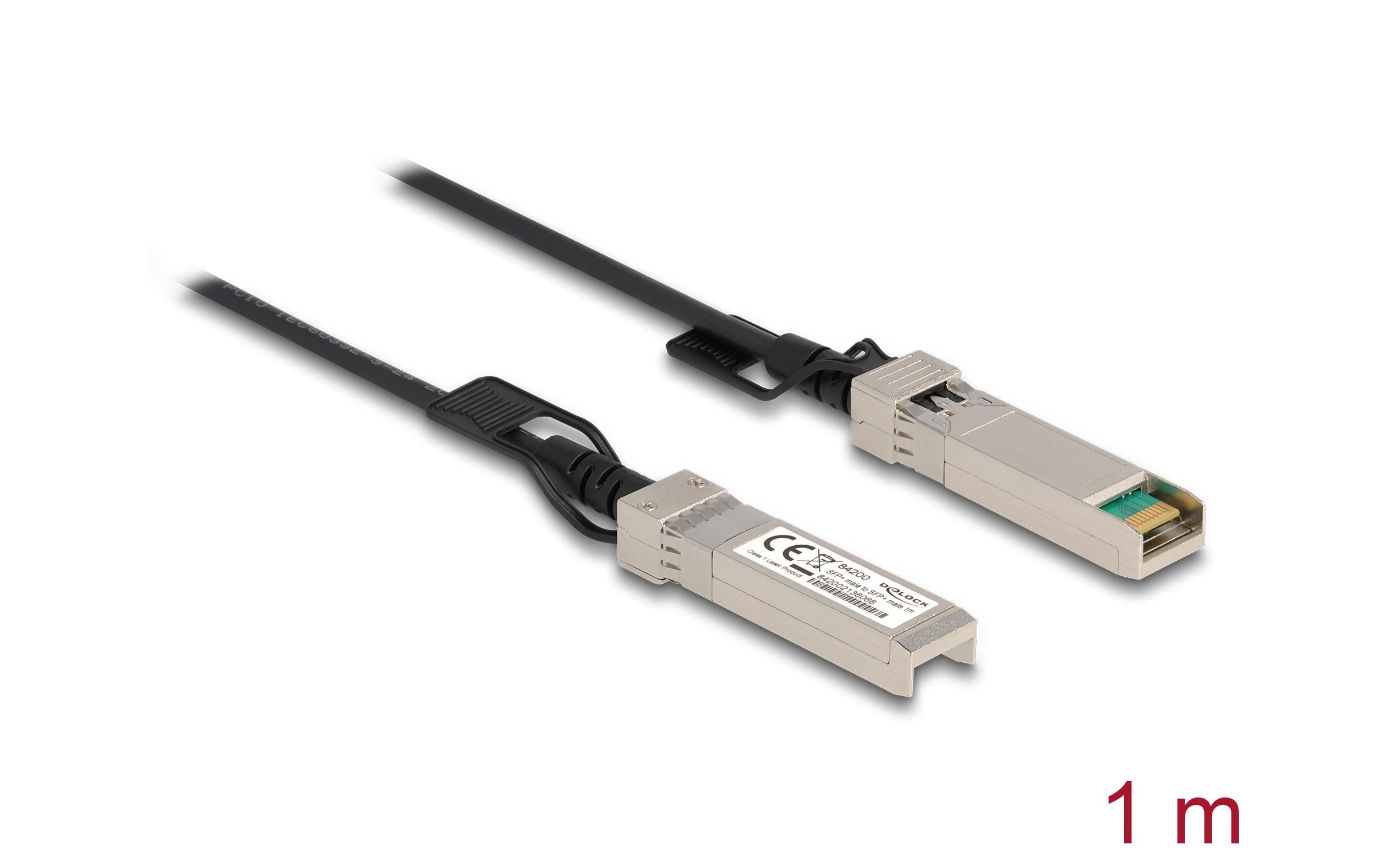 Delock Direct Attach Kabel SFP+/SFP+ 1 m Delock Direct Attach Kabel SFP+/SFP+ 1 m