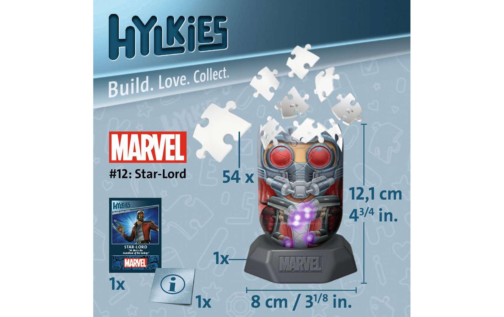 Ravensburger 3D Puzzle Hylkies #12 Star-Lord 54 Teile