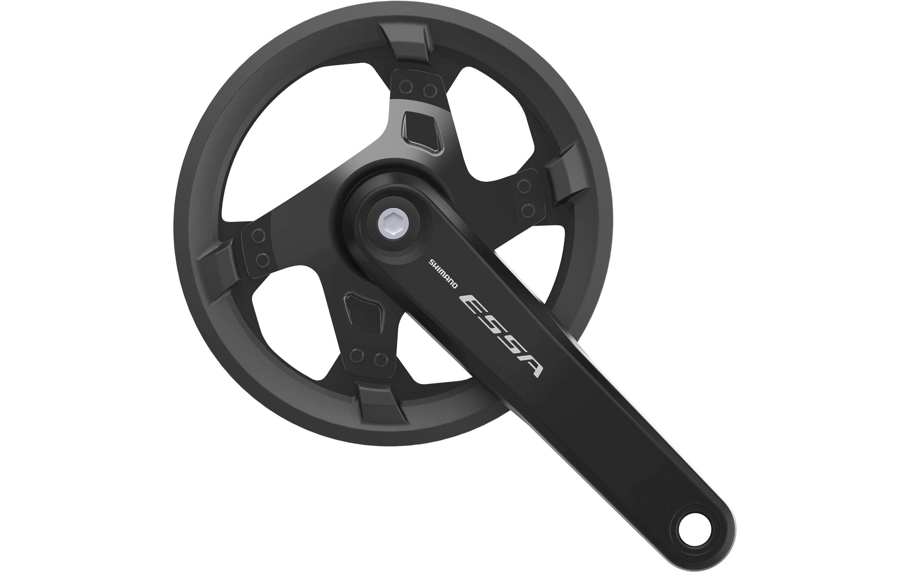 Shimano Kurbelgarnitur Essa FC-U2000 170 mm , 40 Zähne Hosenschutz