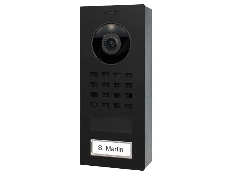 Doorbird IP Video Türsprechanlage D1101 V Aufputz, Graphitschwarz