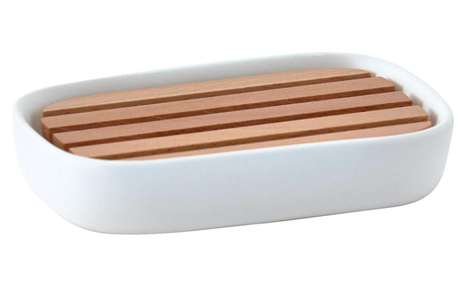 Aquanova Seifenschale Oscar Nature/Weiss