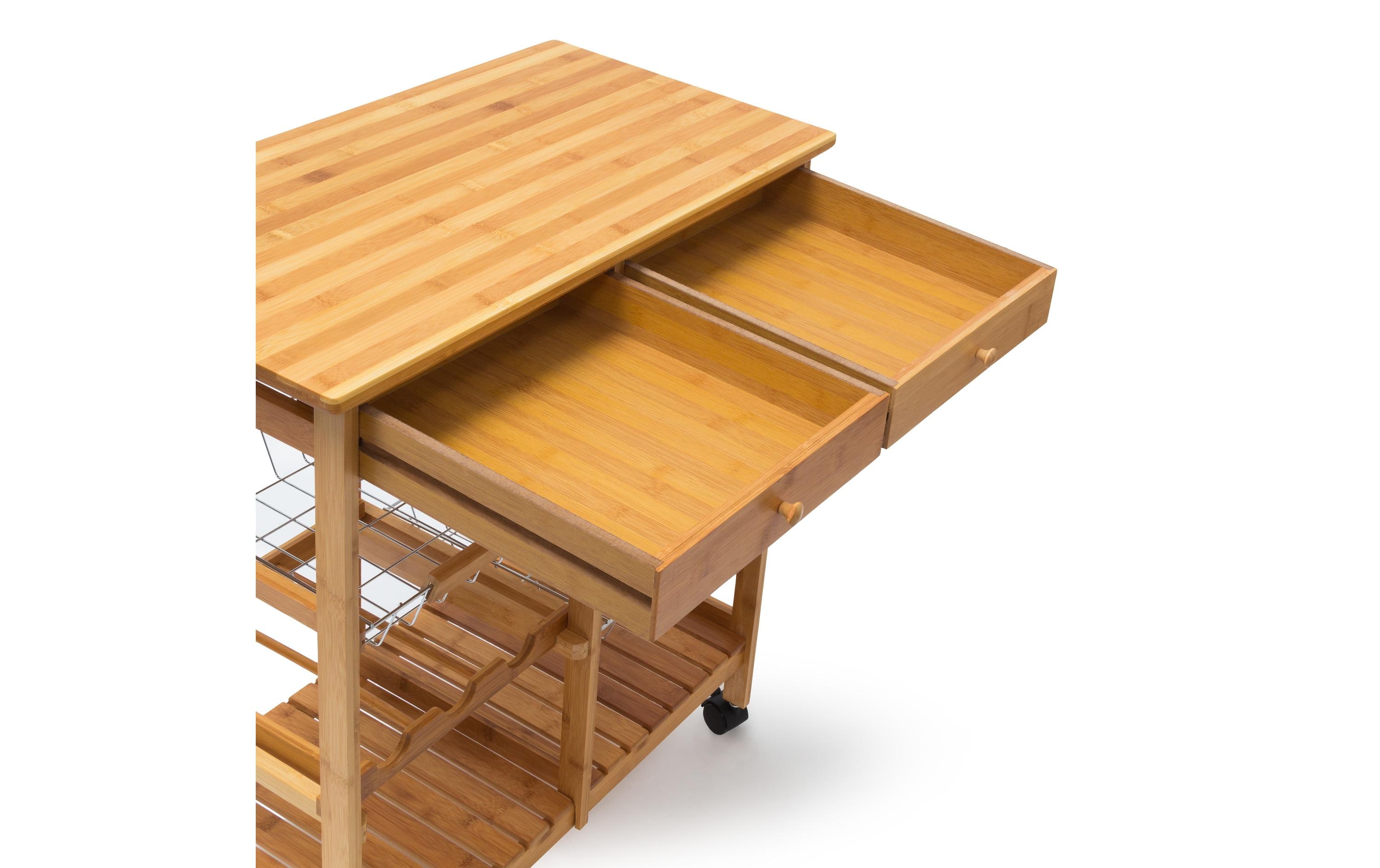 relaxdays Küchenwagen James XXL 80 x 67 x 37 cm