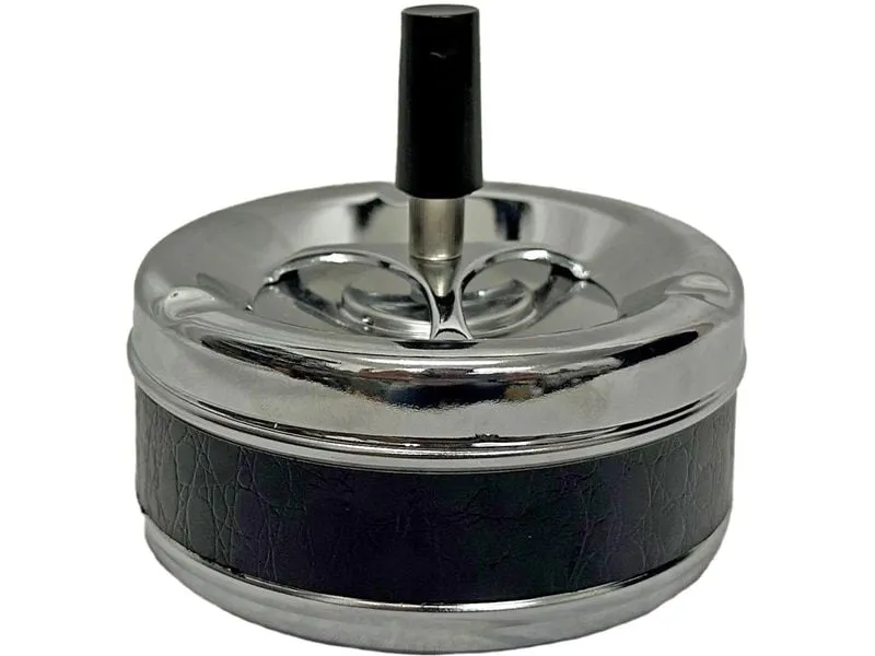 Dameco Aschenbecher mit Schleuderdeckel Braun Dameco Aschenbecher mit Schleuderdeckel Braun