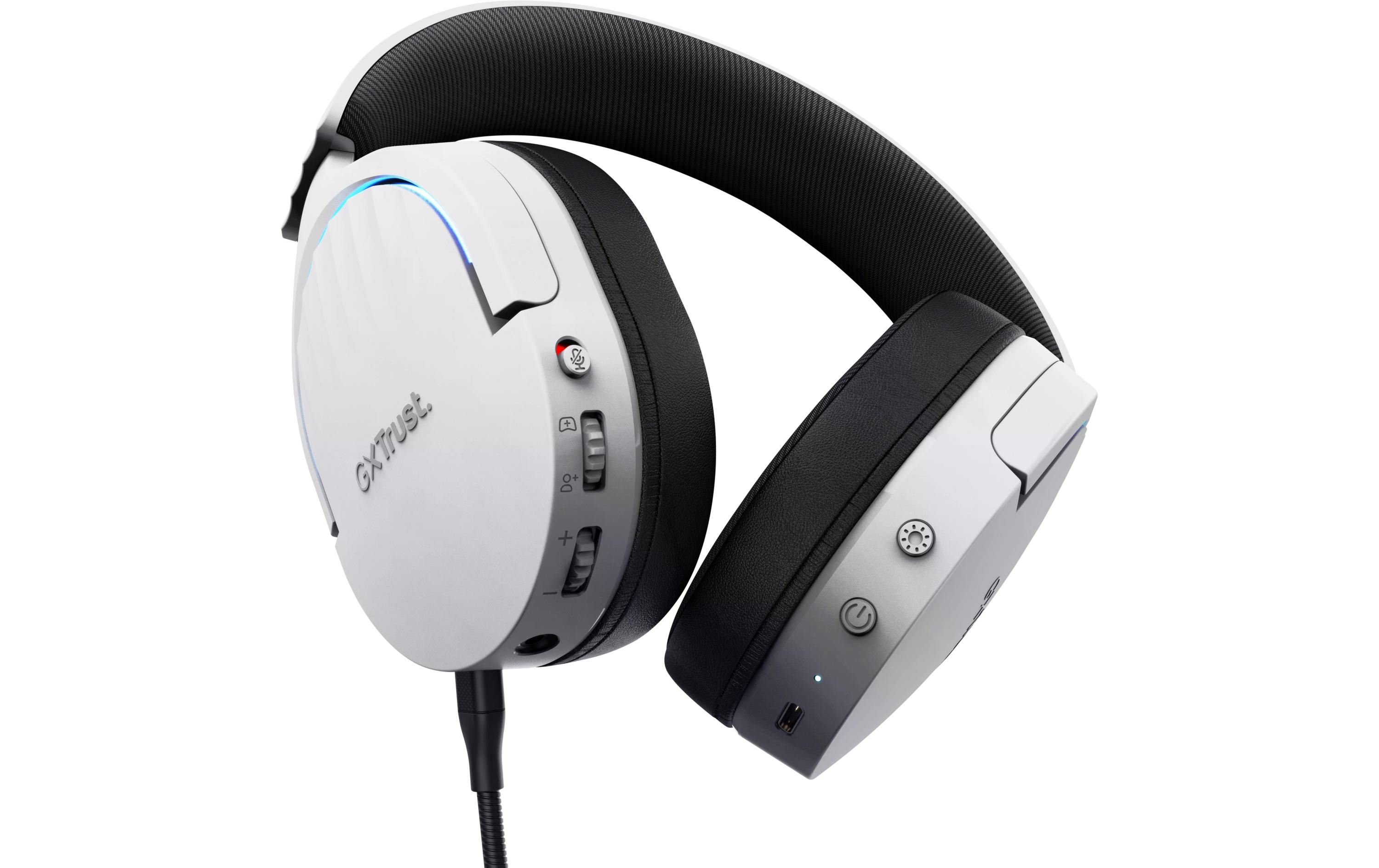 Trust Headset GXT 491W FAYZO Schwarz/Weiss