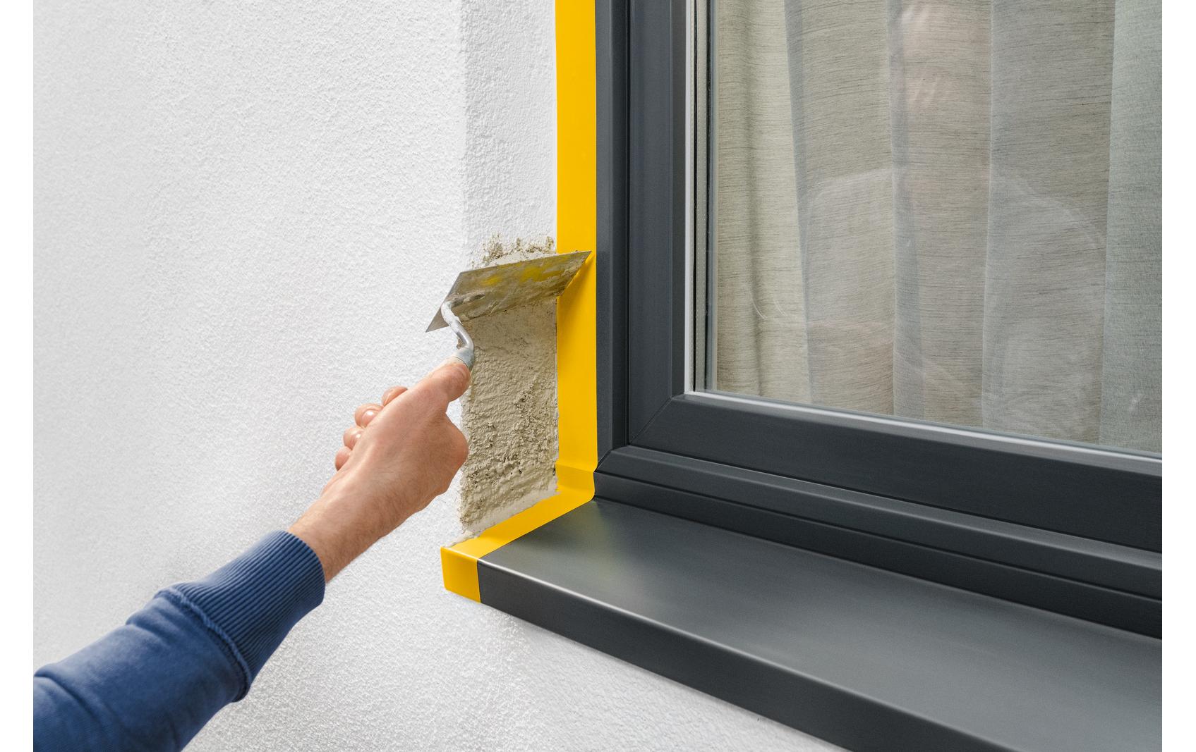 tesa PVC Putzband Quergerillt, 33 m x 50 mm