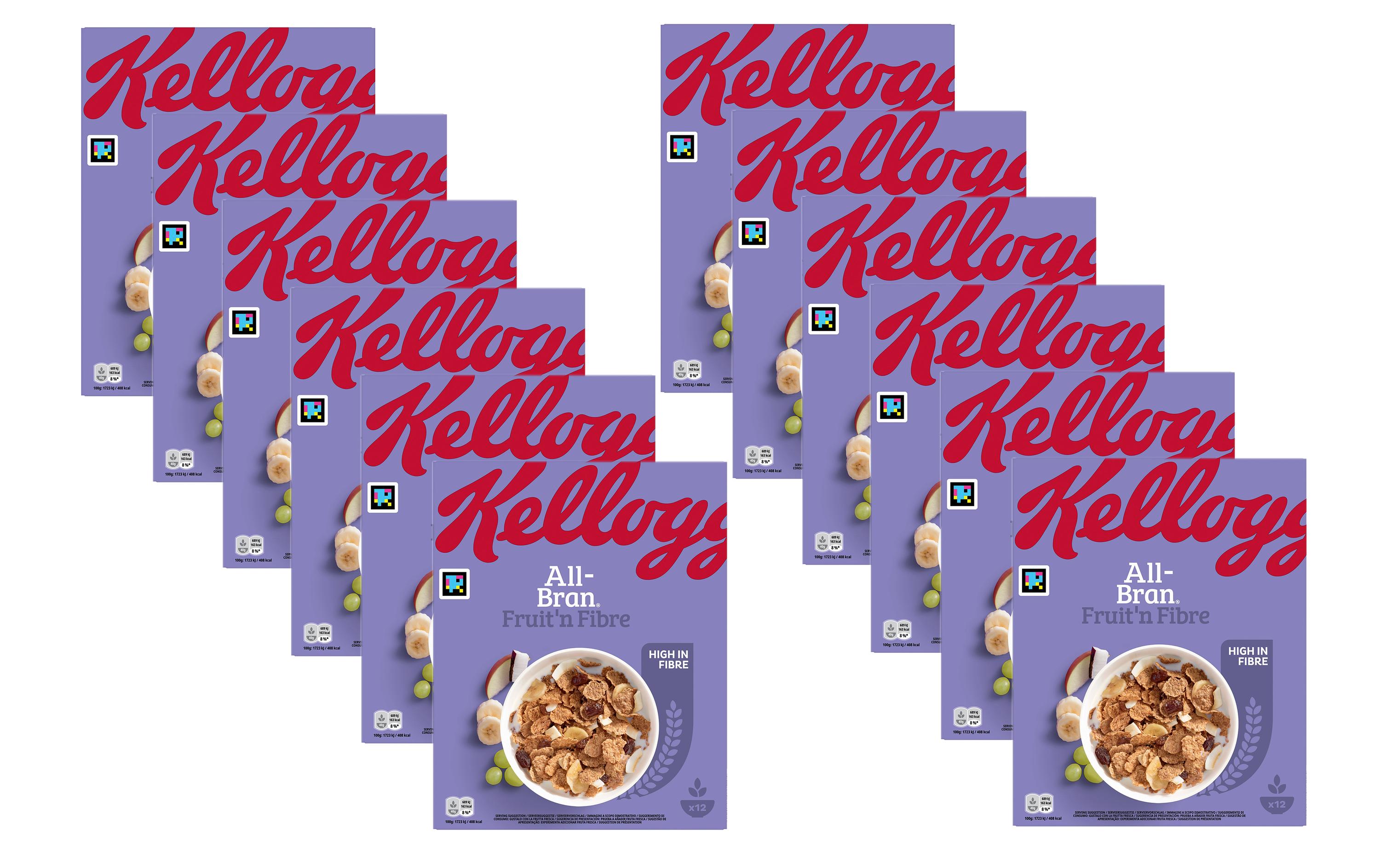 Kellogg's Cerealien All Bran Fruit n`Fibre 12 x 500 g Kellogg's Cerealien All Bran Fruit n`Fibre 12 x 500 g