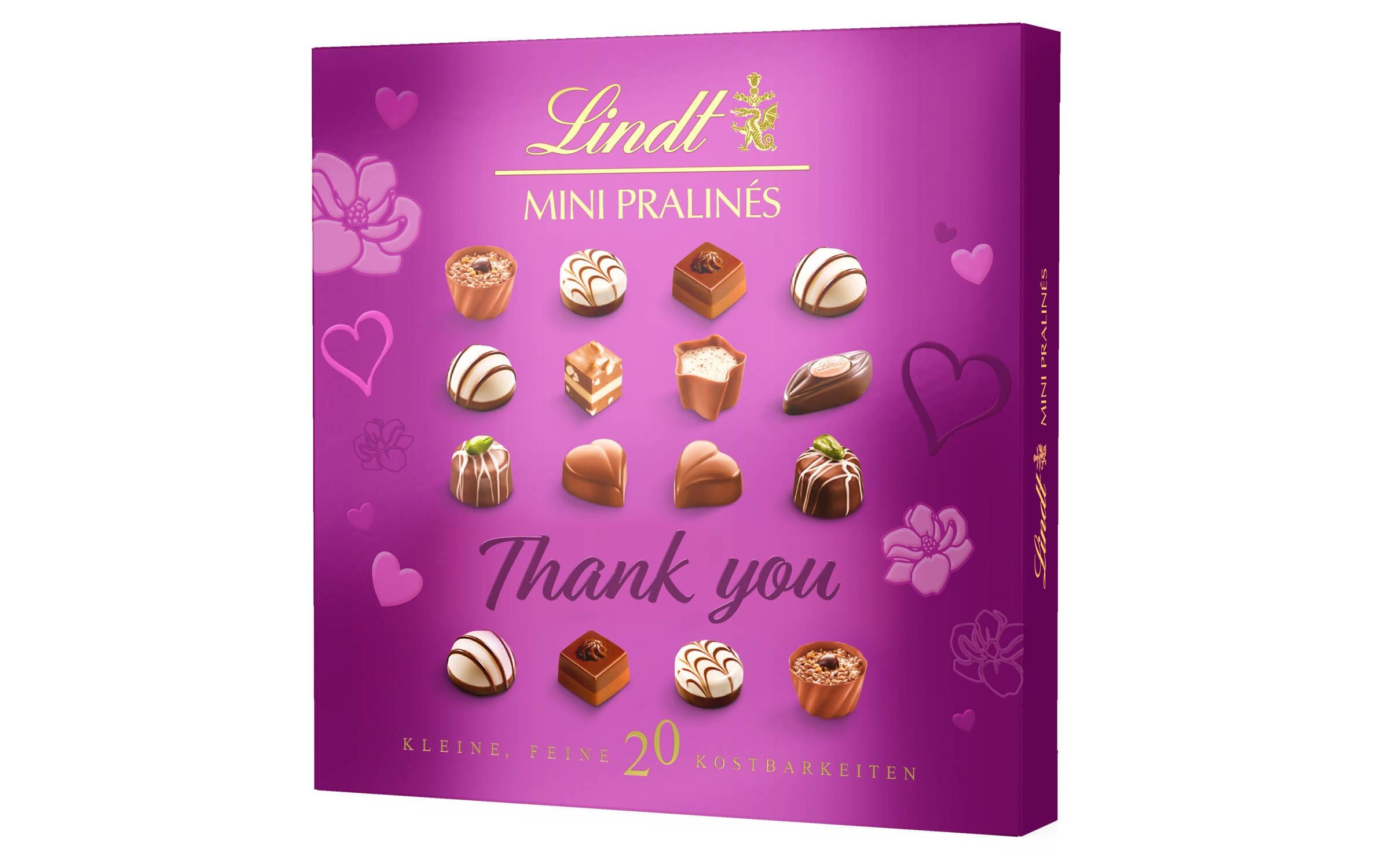 Lindt Schokolade Mini Pralinés Thank you 100 g Lindt Schokolade Mini Pralinés Thank you 100 g
