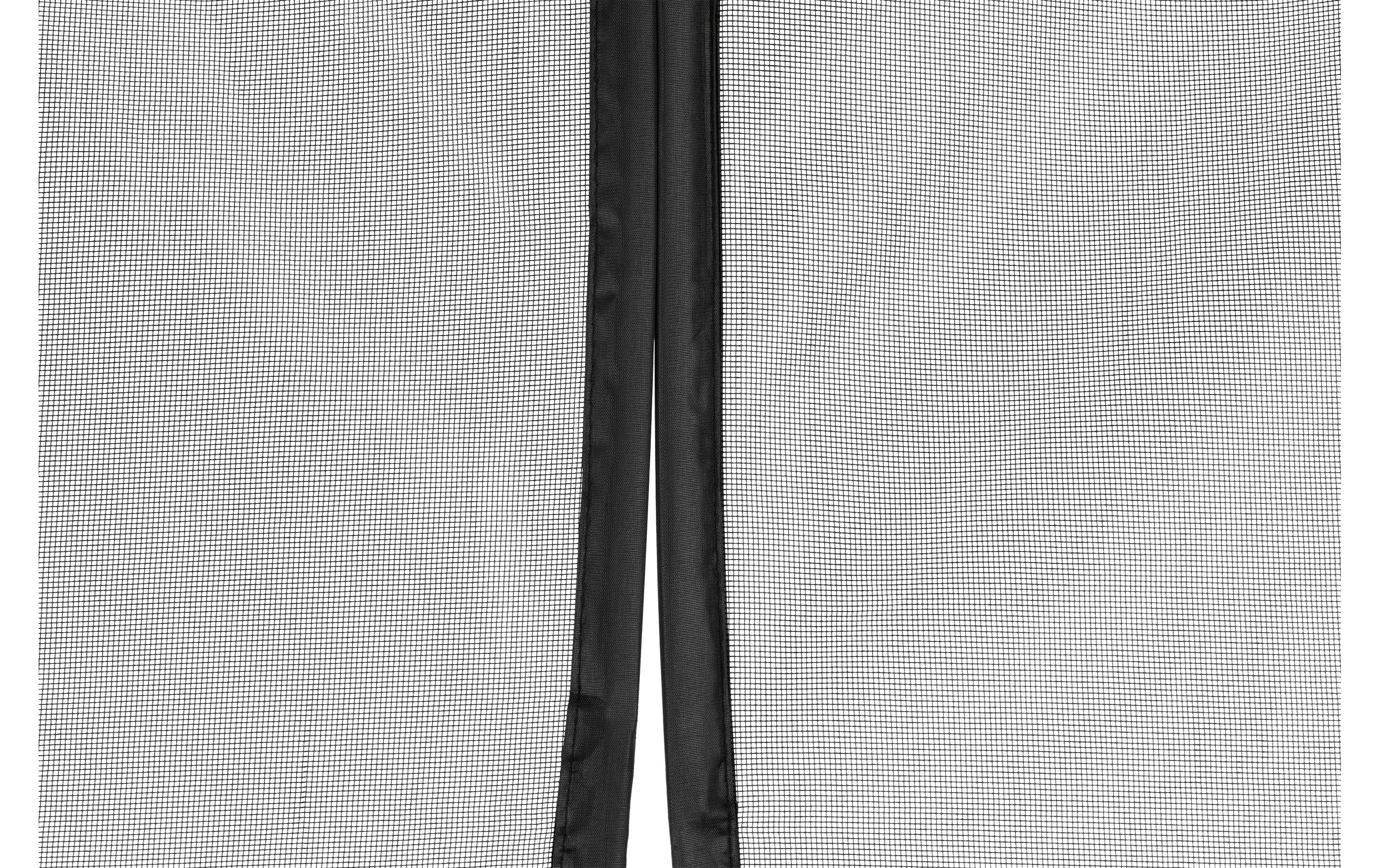 EASYmaxx Tür-Moskitonetz Strong Click, 100 x 210 cm, schwarz