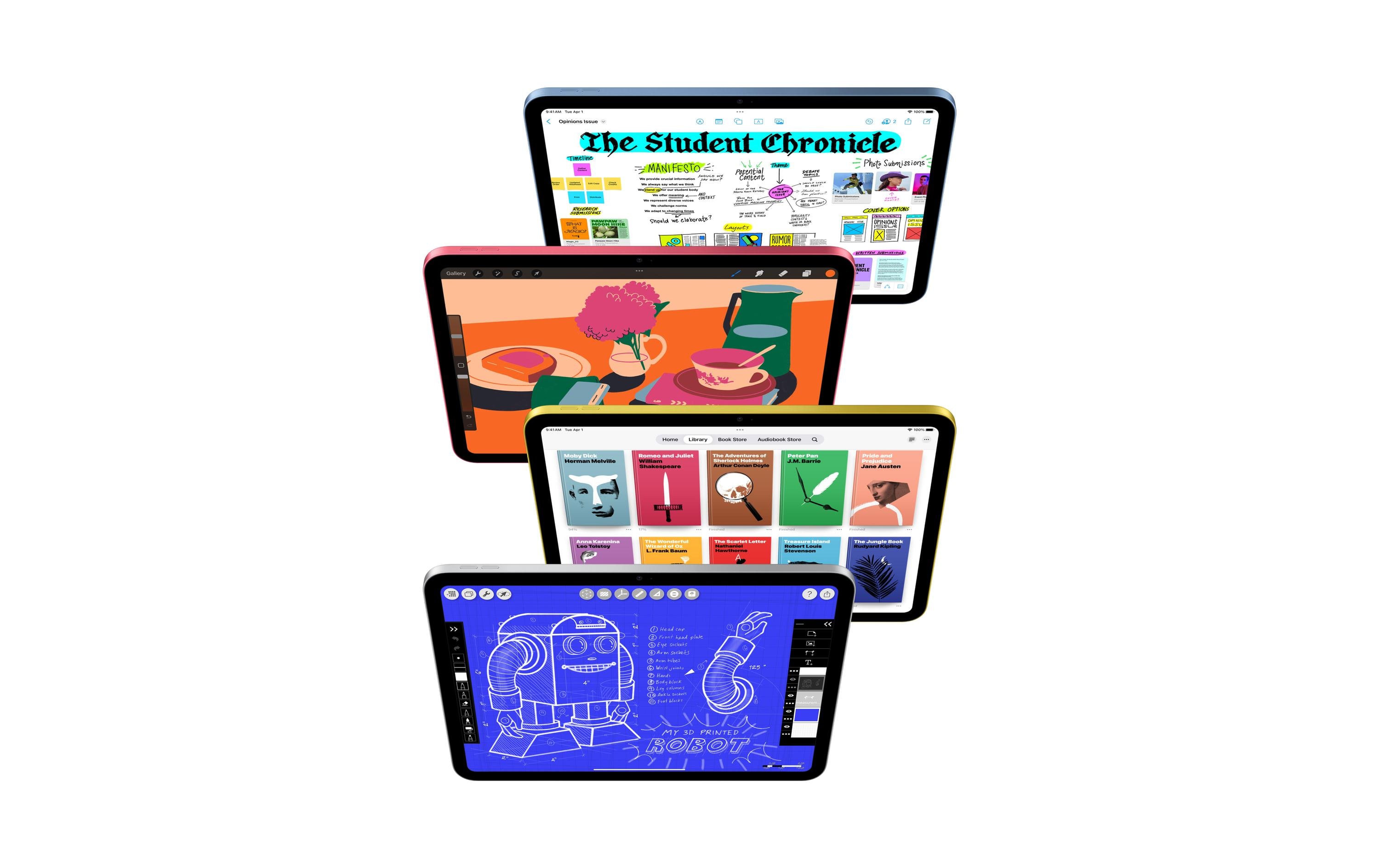 Apple iPad A16 2025 Cellular 256 GB Silber