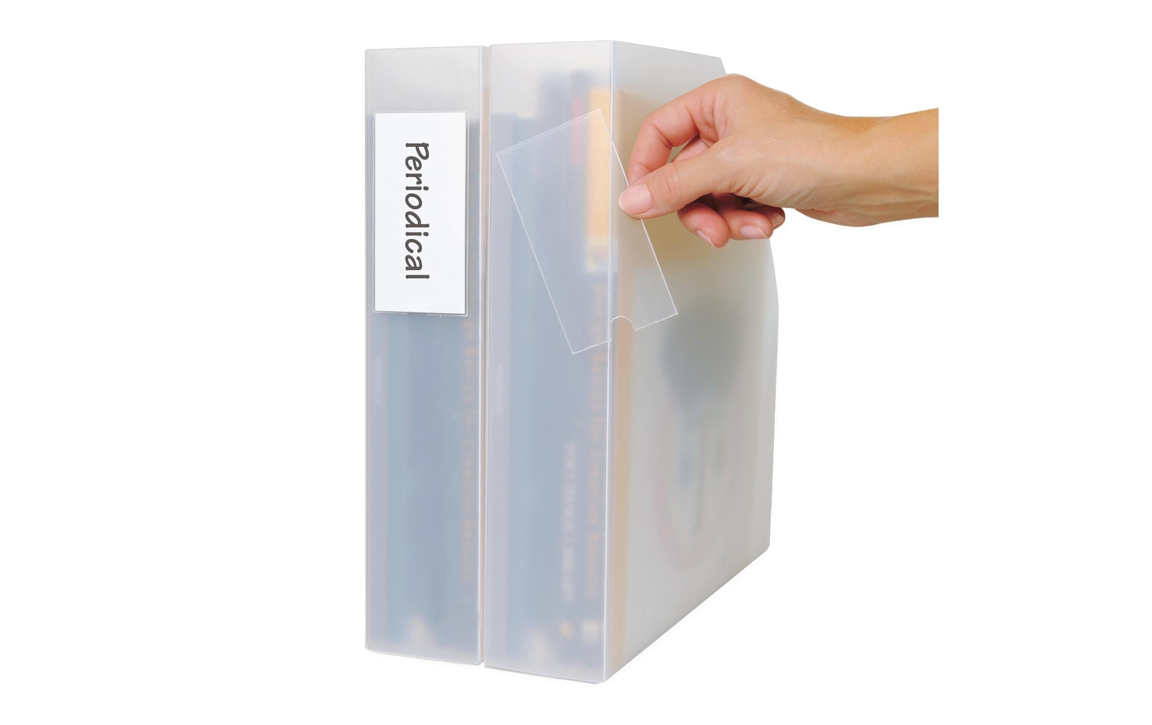 3L Rückenschilder 25 x 75 mm, 12 Stück