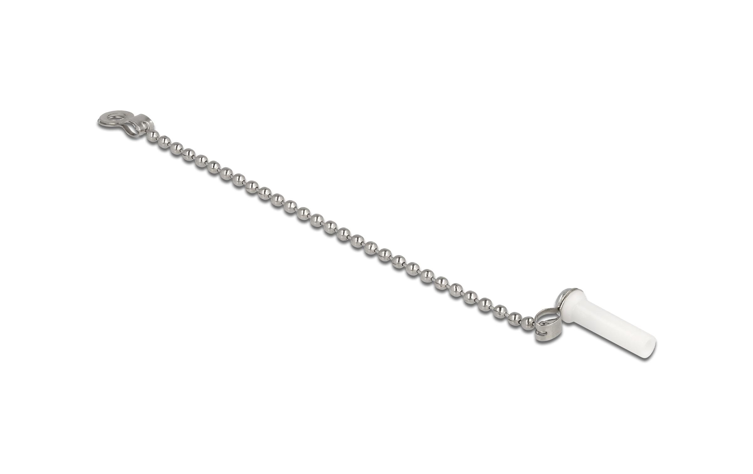 Delock Staubschutz Für LC Stecker mit Kette, 1 Stk, weiss Delock Staubschutz Für LC Stecker mit Kette, 1 Stk, weiss