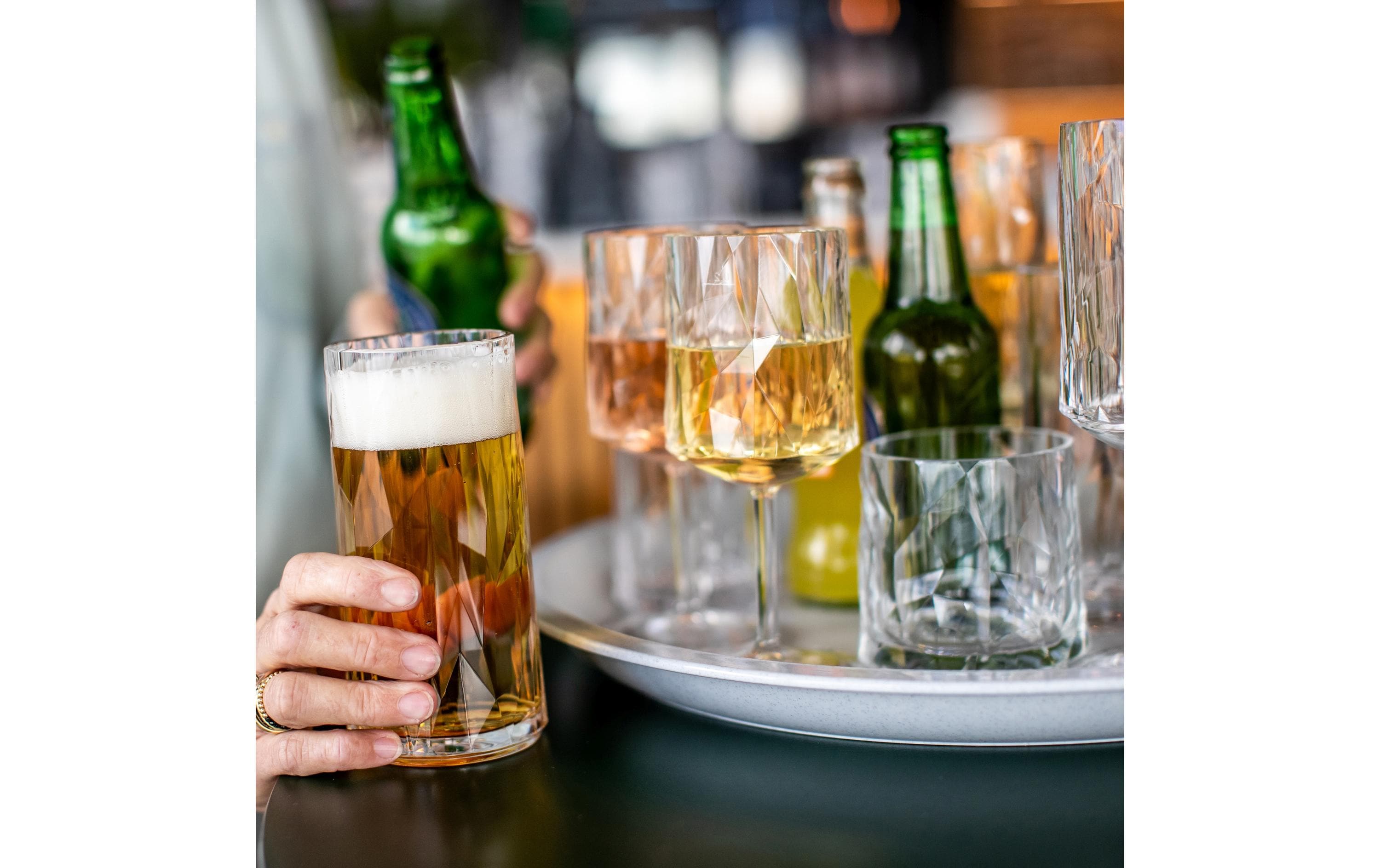 Koziol Cocktailbecher Superglas Club No. 8, 300 ml, 2 Stück