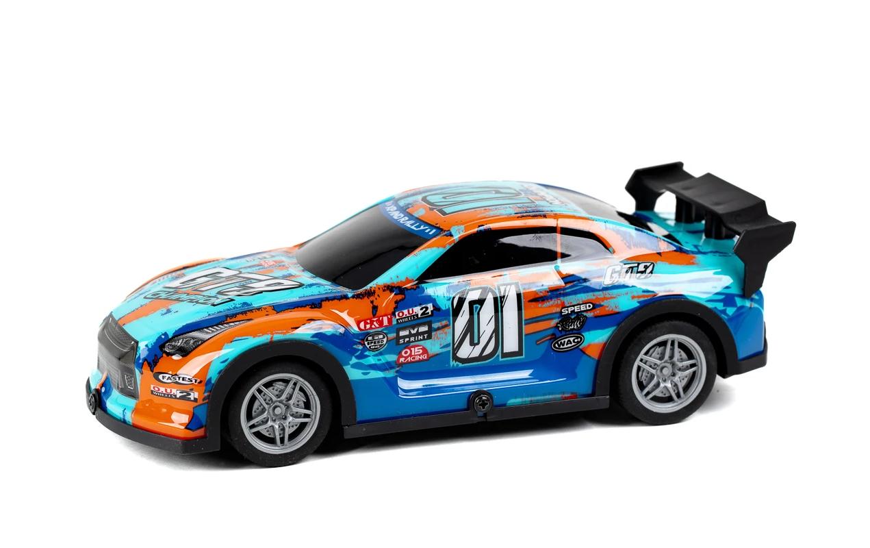 TEC-TOY Auto Champion GT9 mit Licht, Blau/Orange, 1:22 TEC-TOY Auto Champion GT9 mit Licht, Blau/Orange, 1:22