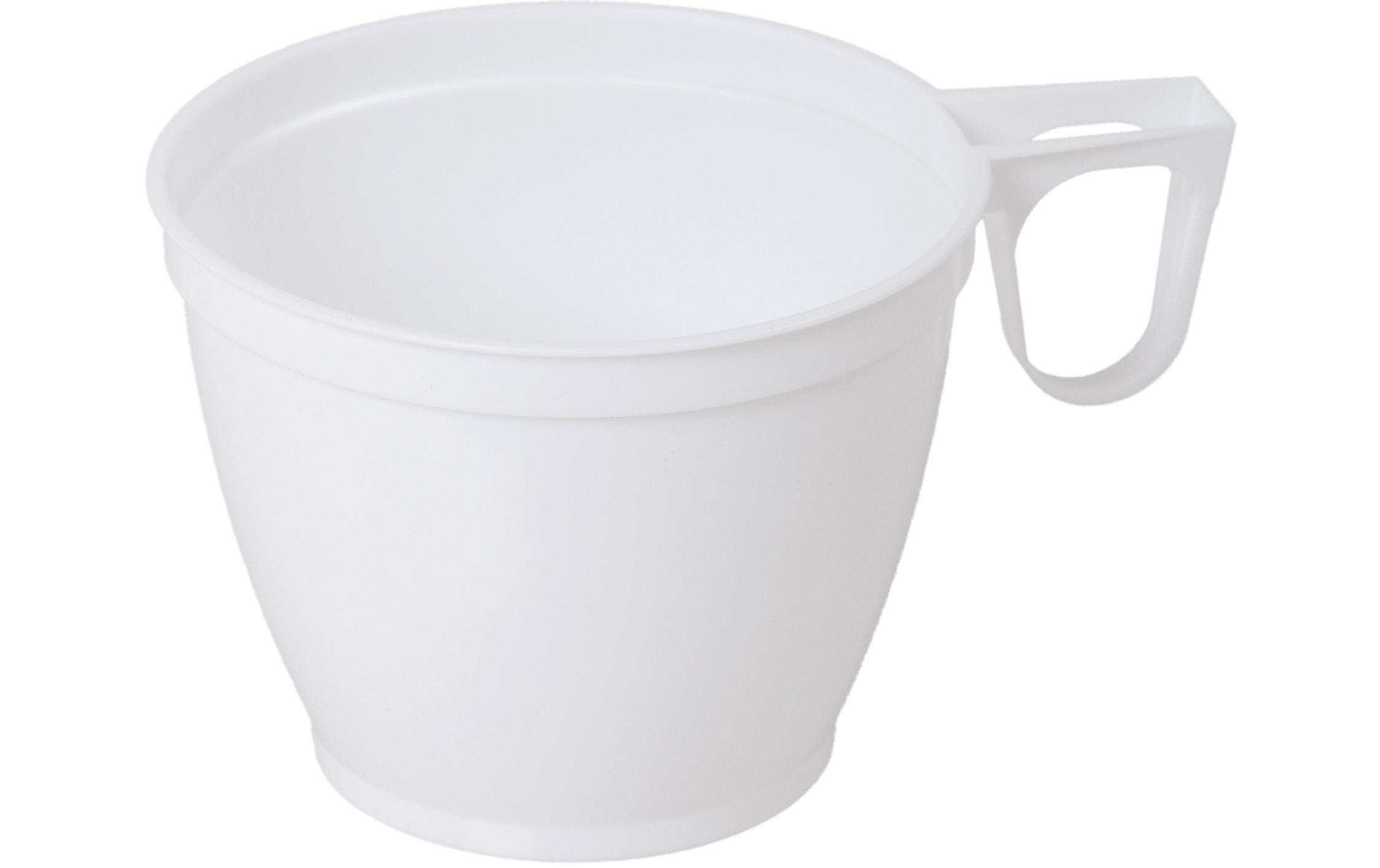 tabletop Einweg-Kaffeebecher 180 ml, 50 Stück, Weiss