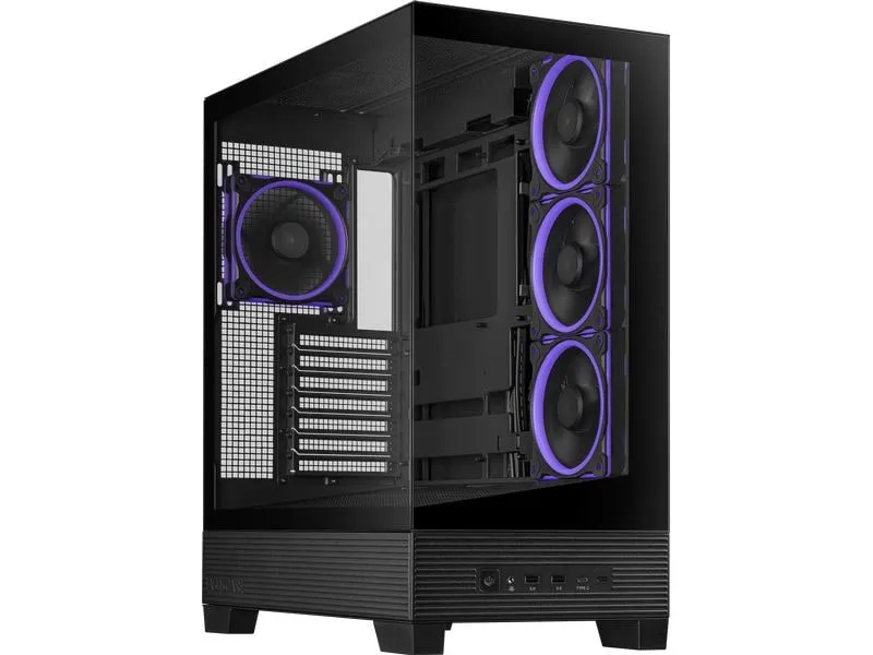 ASUS PC-Gehäuse A31 Plus TG ARGB Schwarz