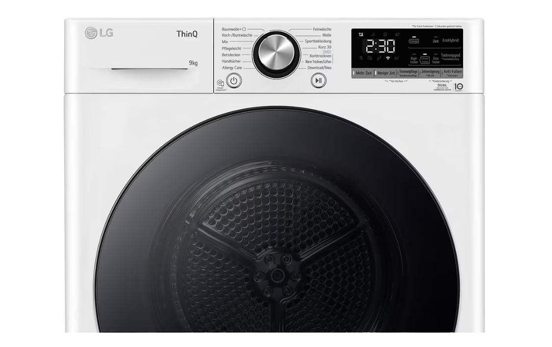 LG Wäschetrockner RT90V9W Links/Wechselbar