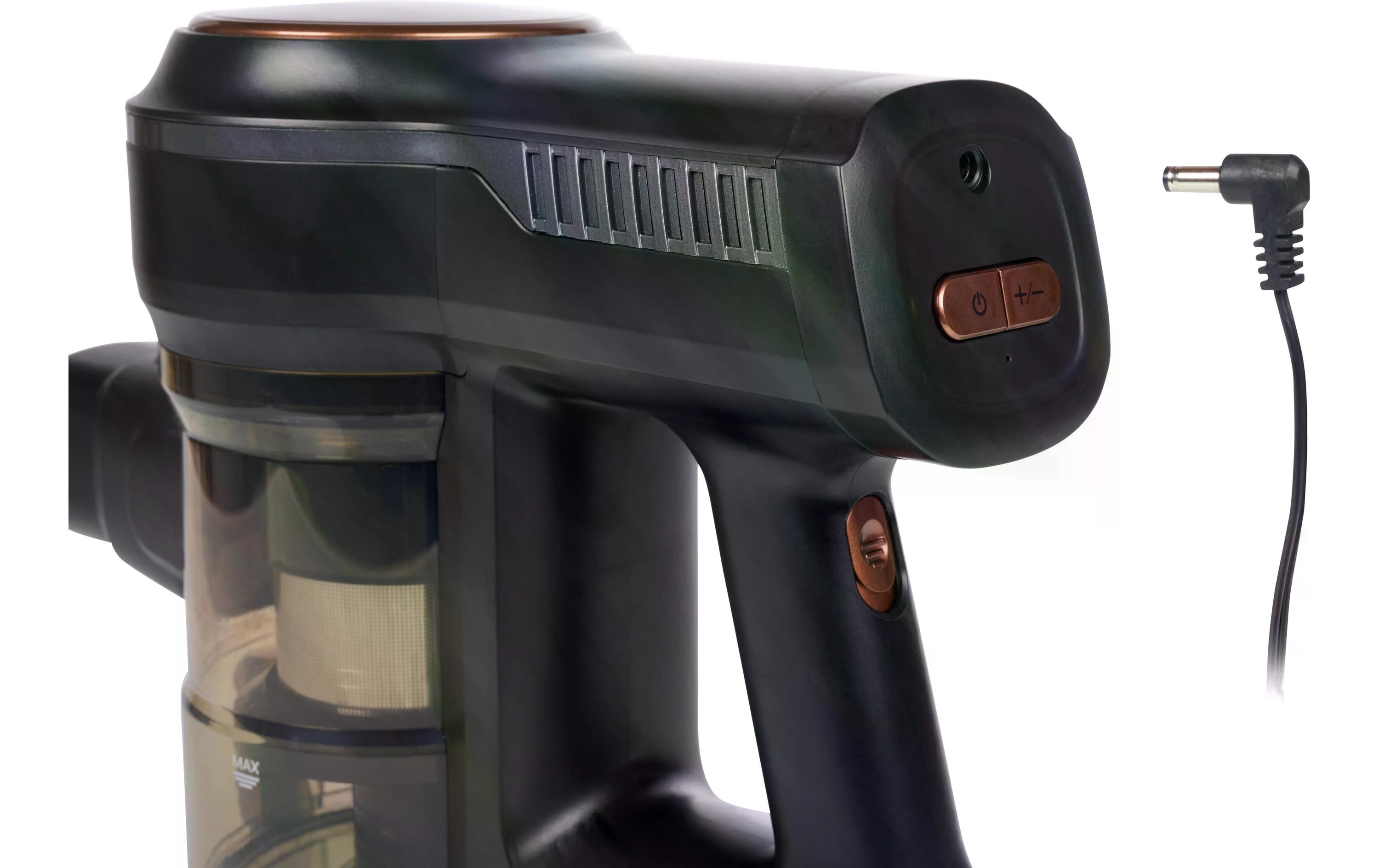 Princess Akku-Hand- und Stielsauger Schwarz/Silber