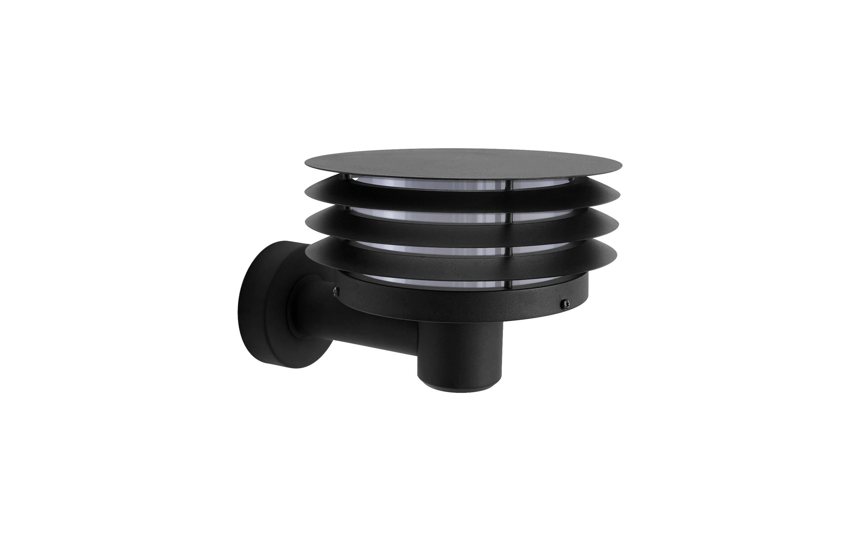 Nordlux Wandleuchte Cirella 15W, E27, IP54, schwarz Nordlux Wandleuchte Cirella 15W, E27, IP54, schwarz