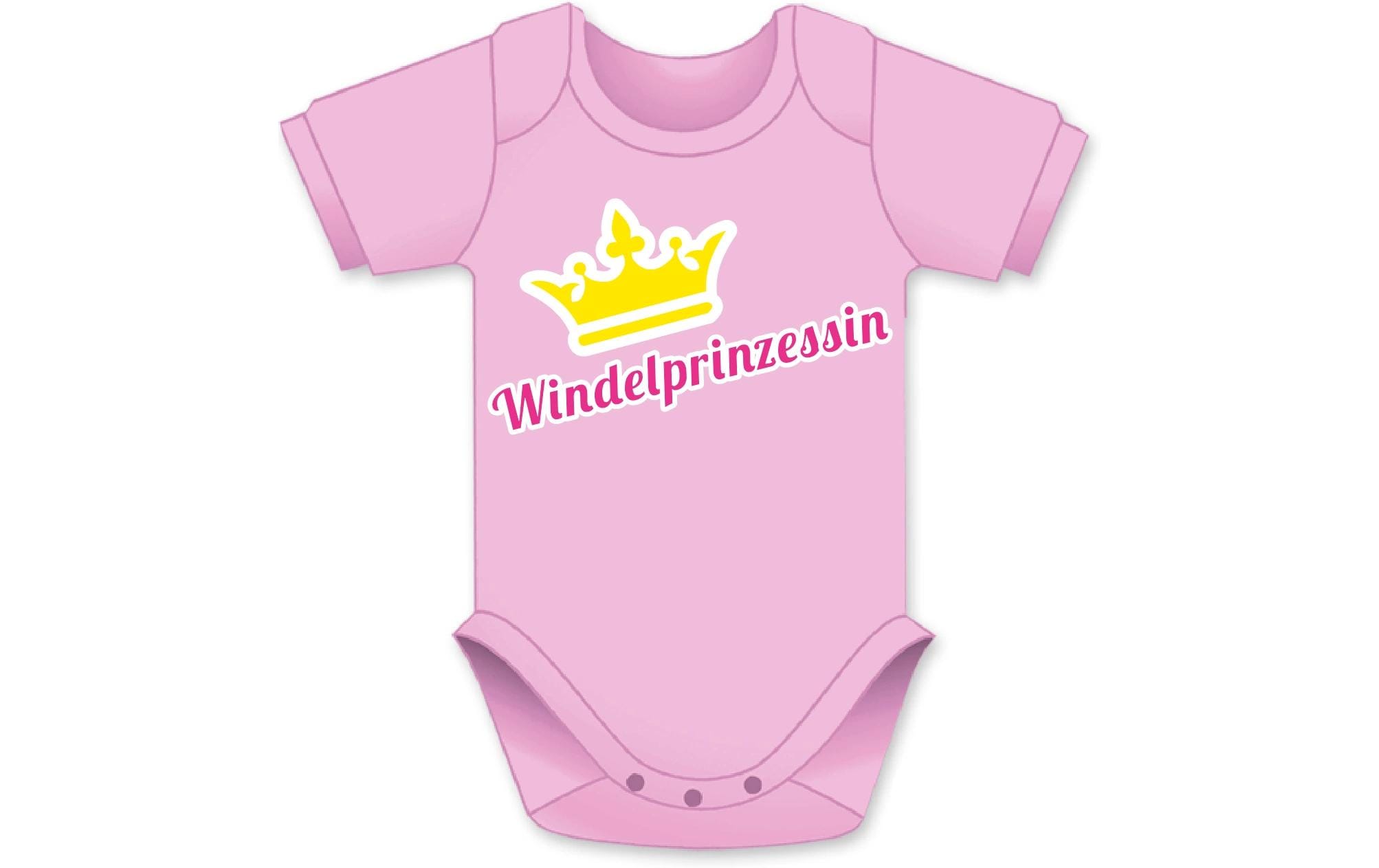 Trendcompany Babybody Windelprinzessin 62/68, Rosa