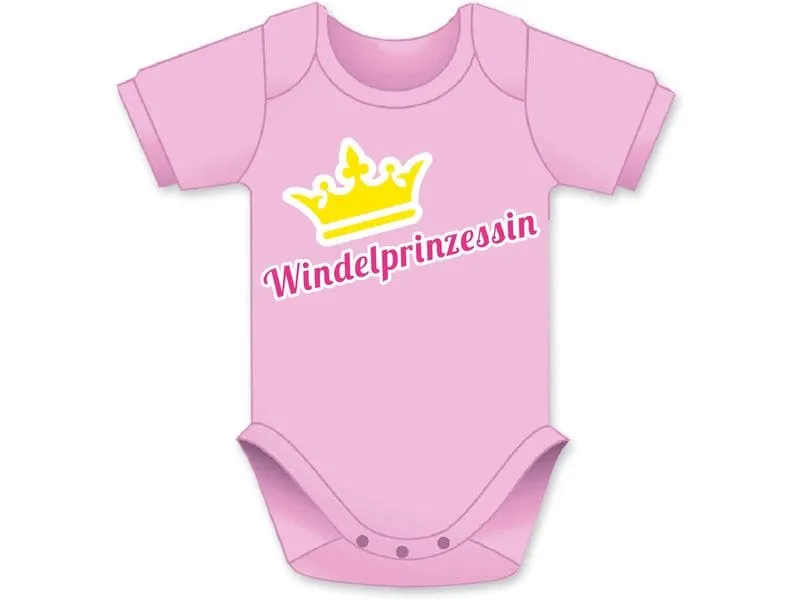 Trendcompany Babybody Windelprinzessin 62/68, Rosa