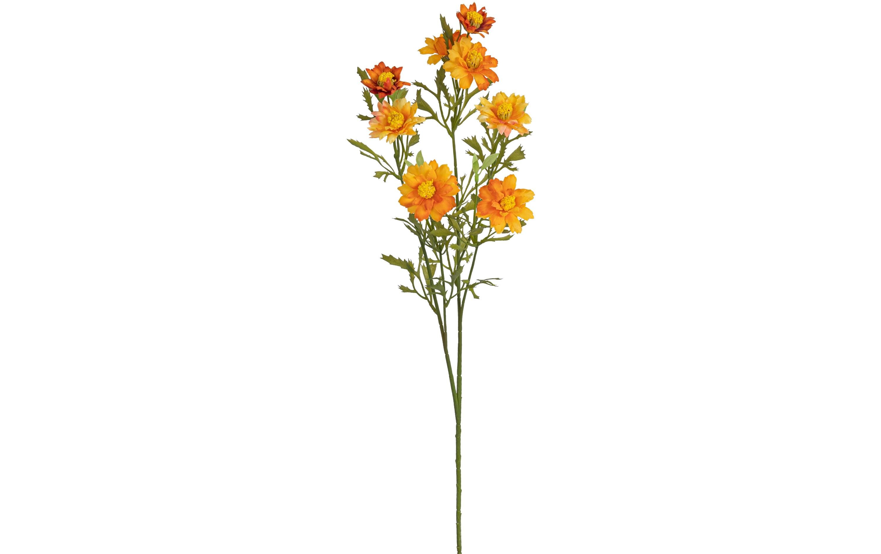 Botanic-Haus Kunstblume Blütenzweig Orange, 68 cm