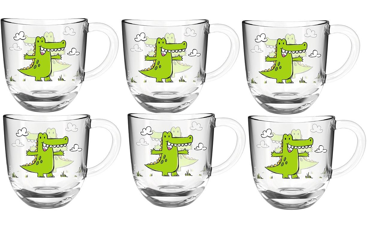 Leonardo Kindertasse Bambini Krokodil, 6-teilig