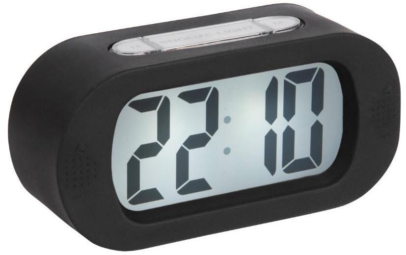 KARLSSON Digitalwecker Gummy Schwarz