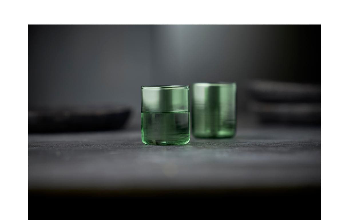 Lyngby Schnapsglas Torino Grün, 2 Stück, 5.5 cl