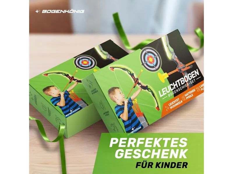 Bogenkönig Bogenschiess-Set leuchtend Bogenkönig Bogenschiess-Set leuchtend