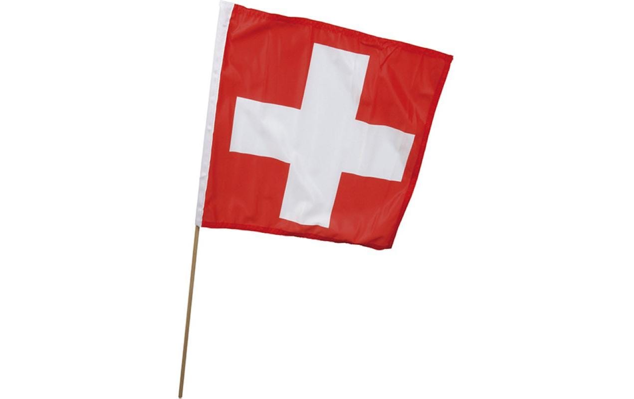 Haushaltsware Partyfähnchen 40 x 40 cm Stabfahne