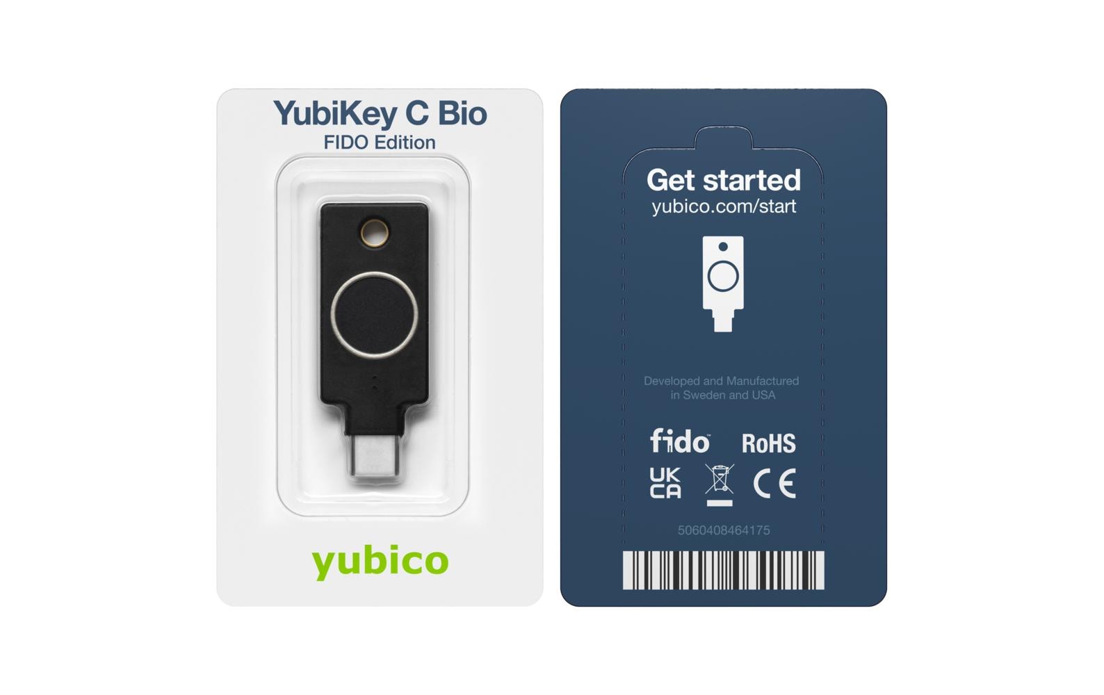 Yubico YubiKey C Bio-FIDO Edition FW 5.7 USB-C, 1 Stück