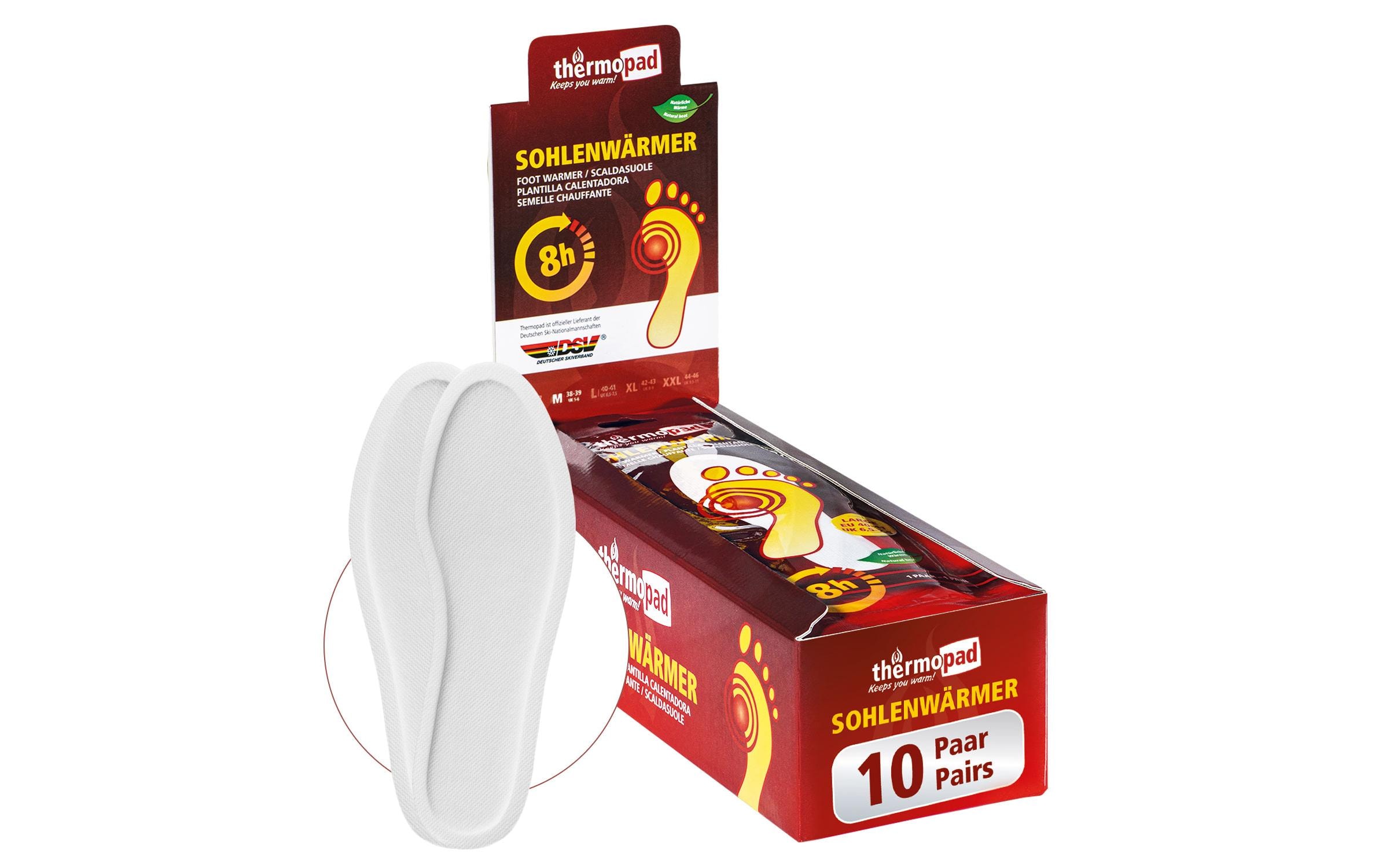 Thermopad multi Wärmepad Sohlenwärmer M Gr. 38 - 39, 10er Pack Thermopad multi Wärmepad Sohlenwärmer M Gr. 38 - 39, 10er Pack
