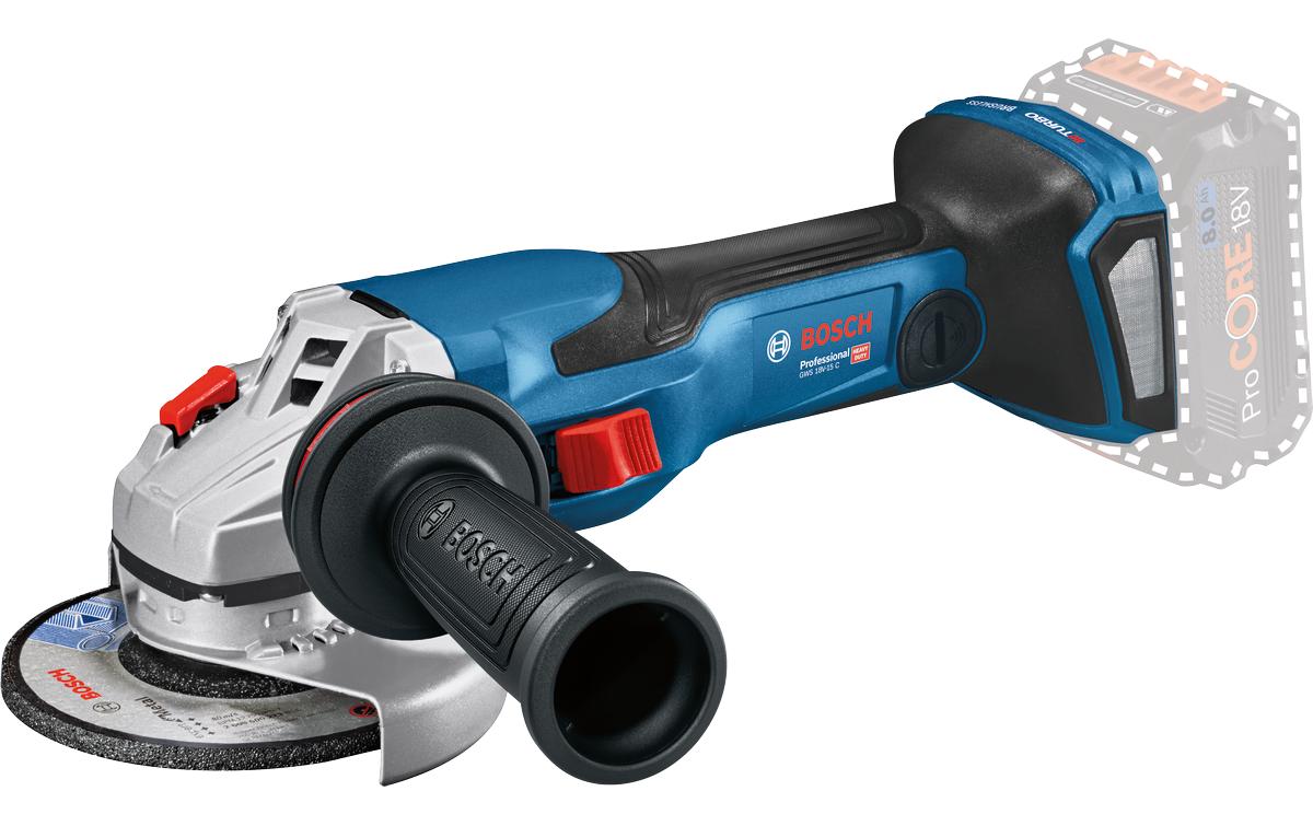 Bosch Professional Akku-Winkelschleifer GWS 18V-15 C Biturbo Solo Bosch Professional Akku-Winkelschleifer GWS 18V-15 C Biturbo Solo
