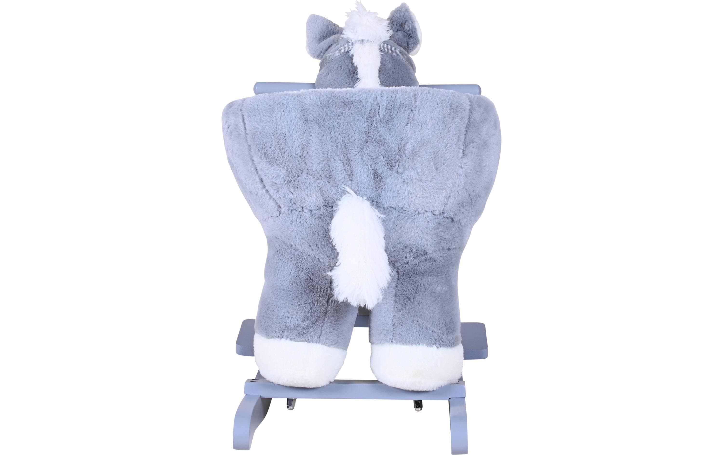 Knorrtoys Schaukeltier Pferd Grau/Weiss
