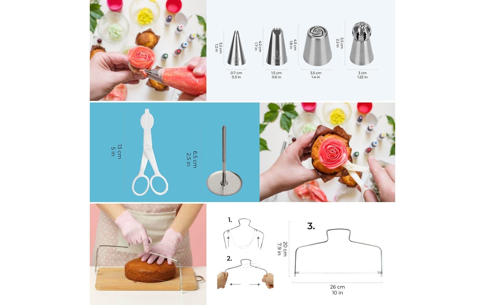 Wenburg Torten-Dekoratiosset 51- tlg. - Delight Wenburg Torten-Dekoratiosset 51- tlg. - Delight