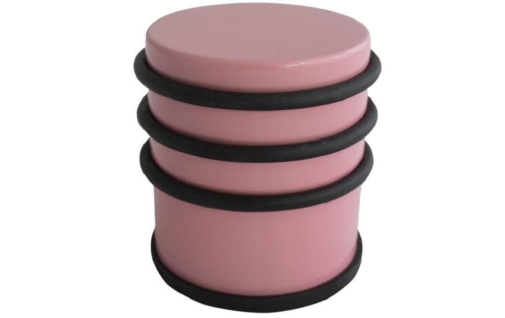 HSI Hermann Schwerter Iserlohn Türsicherung Puck hoch, Edelstahl, Ø 68 mm, Rosa HSI Hermann Schwerter Iserlohn Türsicherung Puck hoch, Edelstahl, Ø 68 mm, Rosa