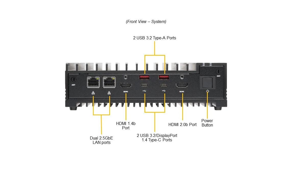 Supermicro Barebone SuperServer SYS-E100-13AD-C