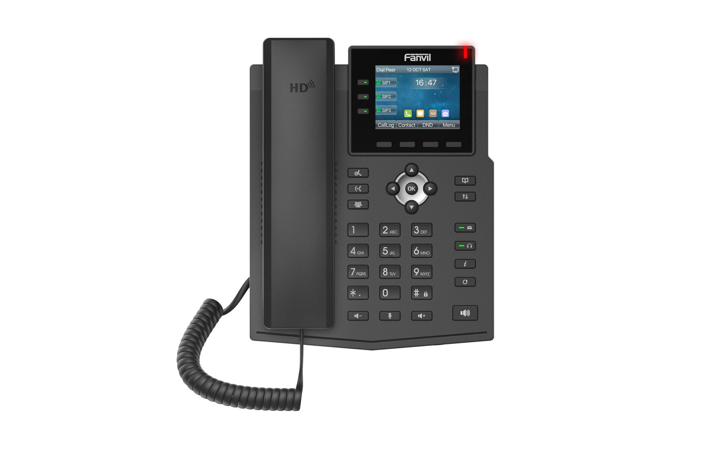 Fanvil Tischtelefon X3U Schwarz